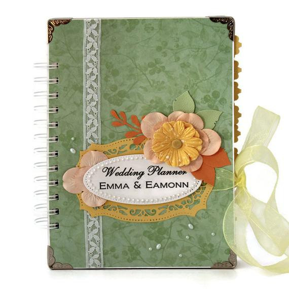 Wedding Planning Gift Ideas
 Bridal Diary Wedding Planner Book Personalized Gift