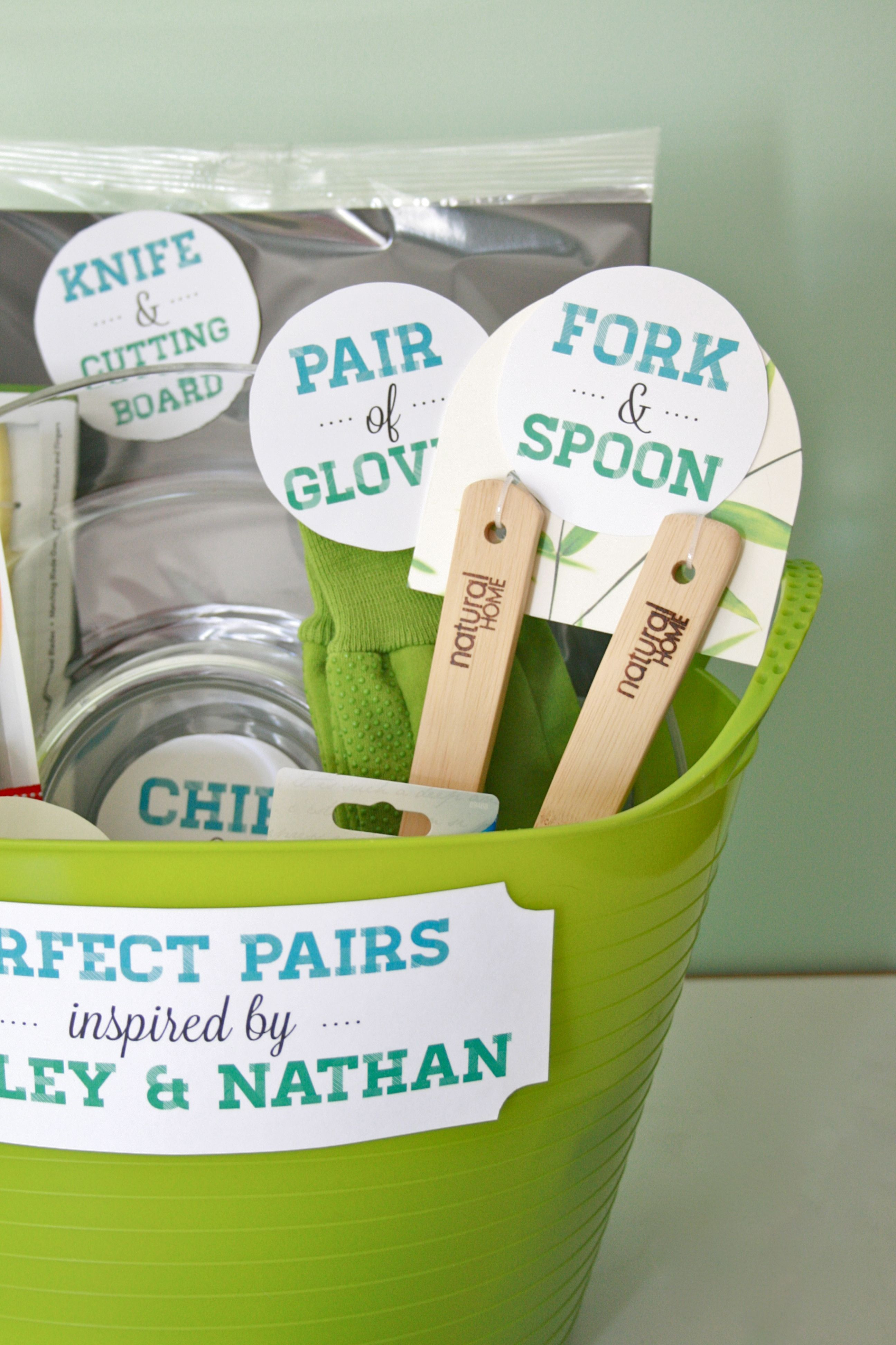 Wedding Shower Gift Ideas
 DIY "Perfect Pairs" Bridal Shower Gift