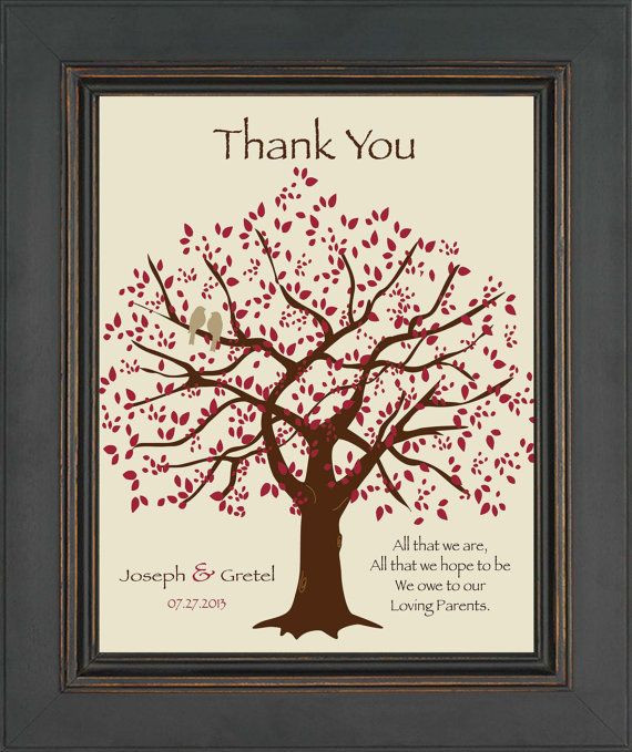 Wedding Thank You Gift Ideas For Parents
 25 Best Ideas about Thank You Gift For Parents on