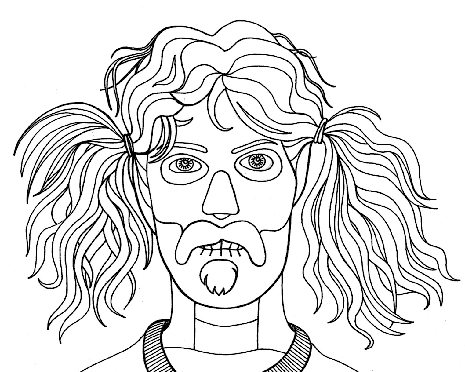 Weird Coloring Pages
 Yucca Flats N M Wenchkin s Coloring Pages Skele Zappa