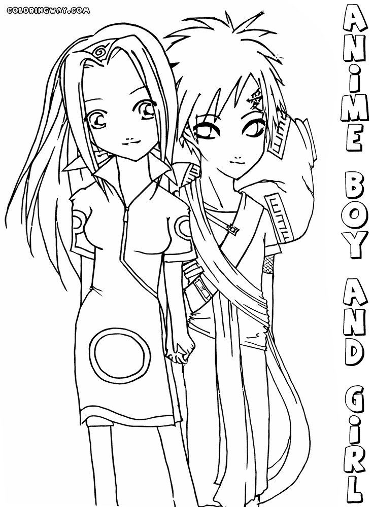 What Boys Love Coloring Sheets
 Anime boy coloring pages