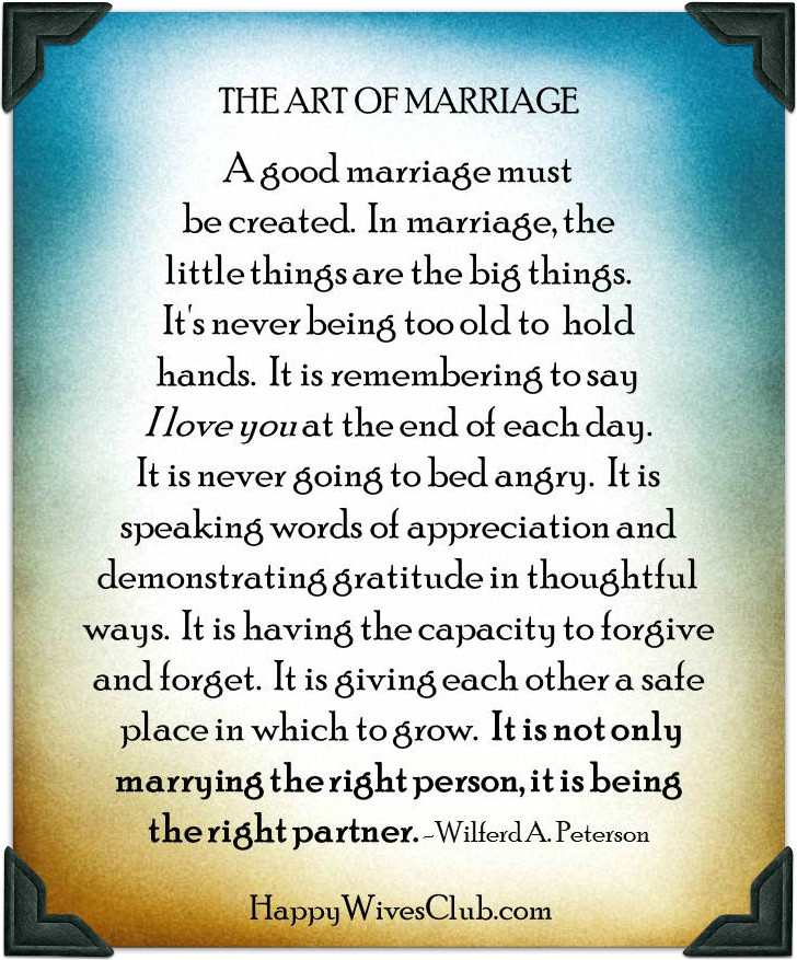 What Is Marriage Quote
 Great Marriage Partnership Quotes QuotesGram