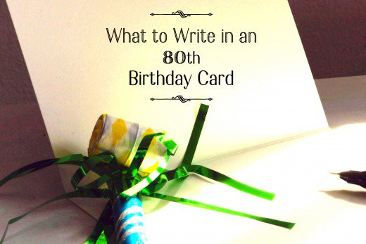 What To Write In Wife'S Birthday Card
 80th Birthday Wishes What to Write in an 80th Birthday Card