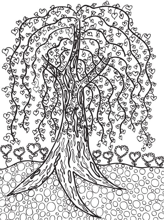 Willon Coloring Pages For Boys
 willow tree x Adult Coloring Pages