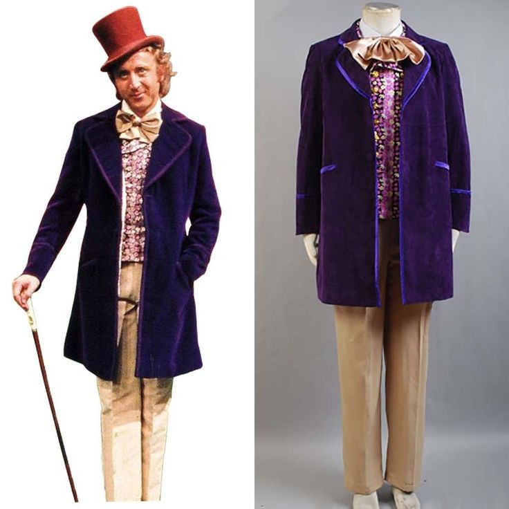 Willy Wonka Costume DIY
 Details about Willy Wonka and the Chocolate Factory Gene