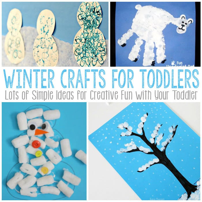 Winter Art Projects For Preschoolers
 Simple Winter Crafts for Toddlers Easy Peasy and Fun