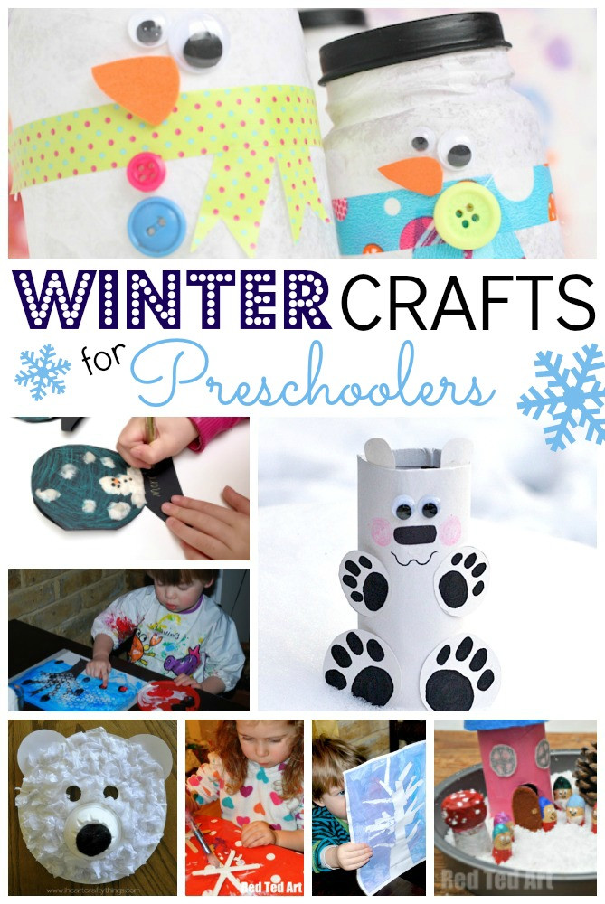 Winter Art Projects For Preschoolers
 Easy Winter Crafts for Preschoolers Red Ted Art s Blog