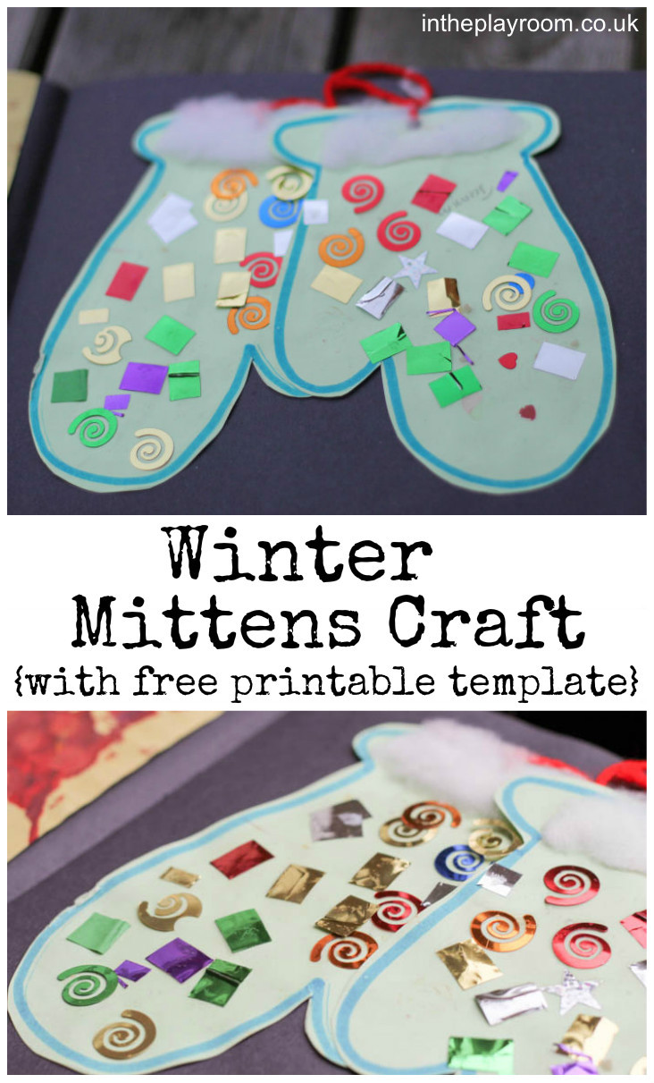 Winter Art Projects For Preschoolers
 Winter Mittens Craft In The Playroom