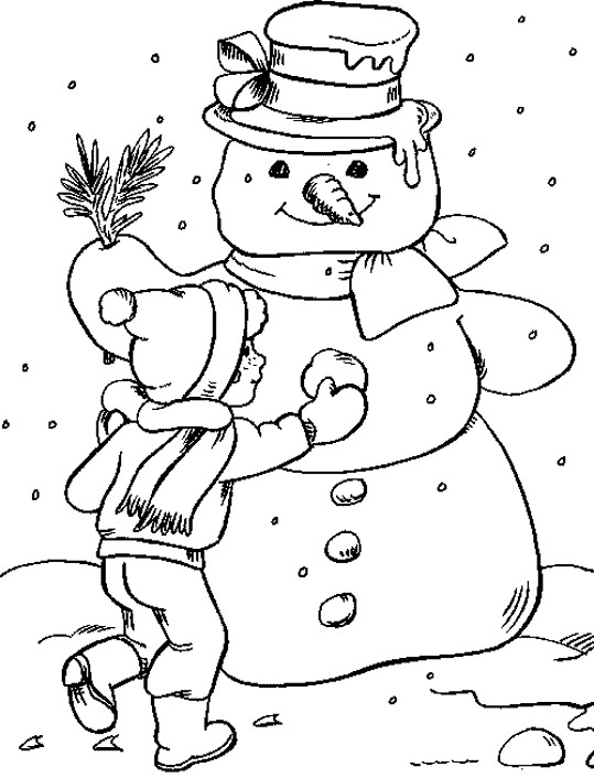 Winter Coloring Pages For Kids
 Winter Coloring Pages For Kids Print and Color the