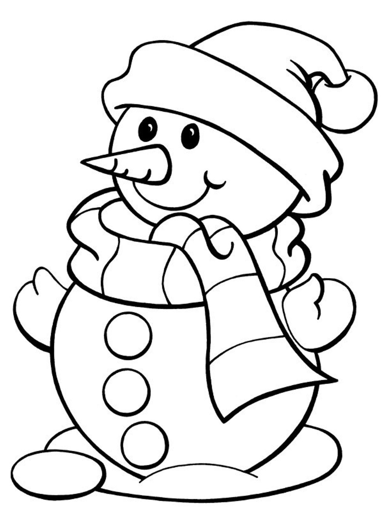 Winter Coloring Pages For Kids
 Free Printable Winter Coloring Pages For Kids