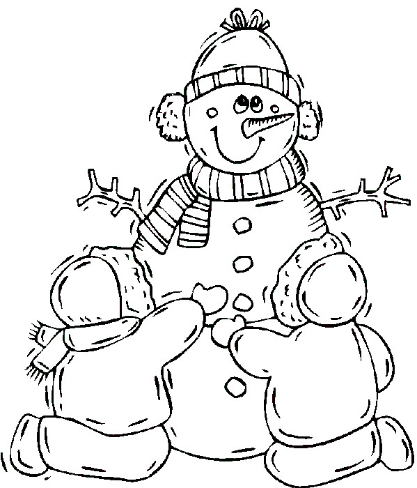 Winter Coloring Pages For Kids
 Winter Coloring Pages Bestofcoloring
