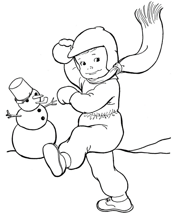 Winter Coloring Sheets Printable
 Free Printable Winter Coloring Pages For Kids