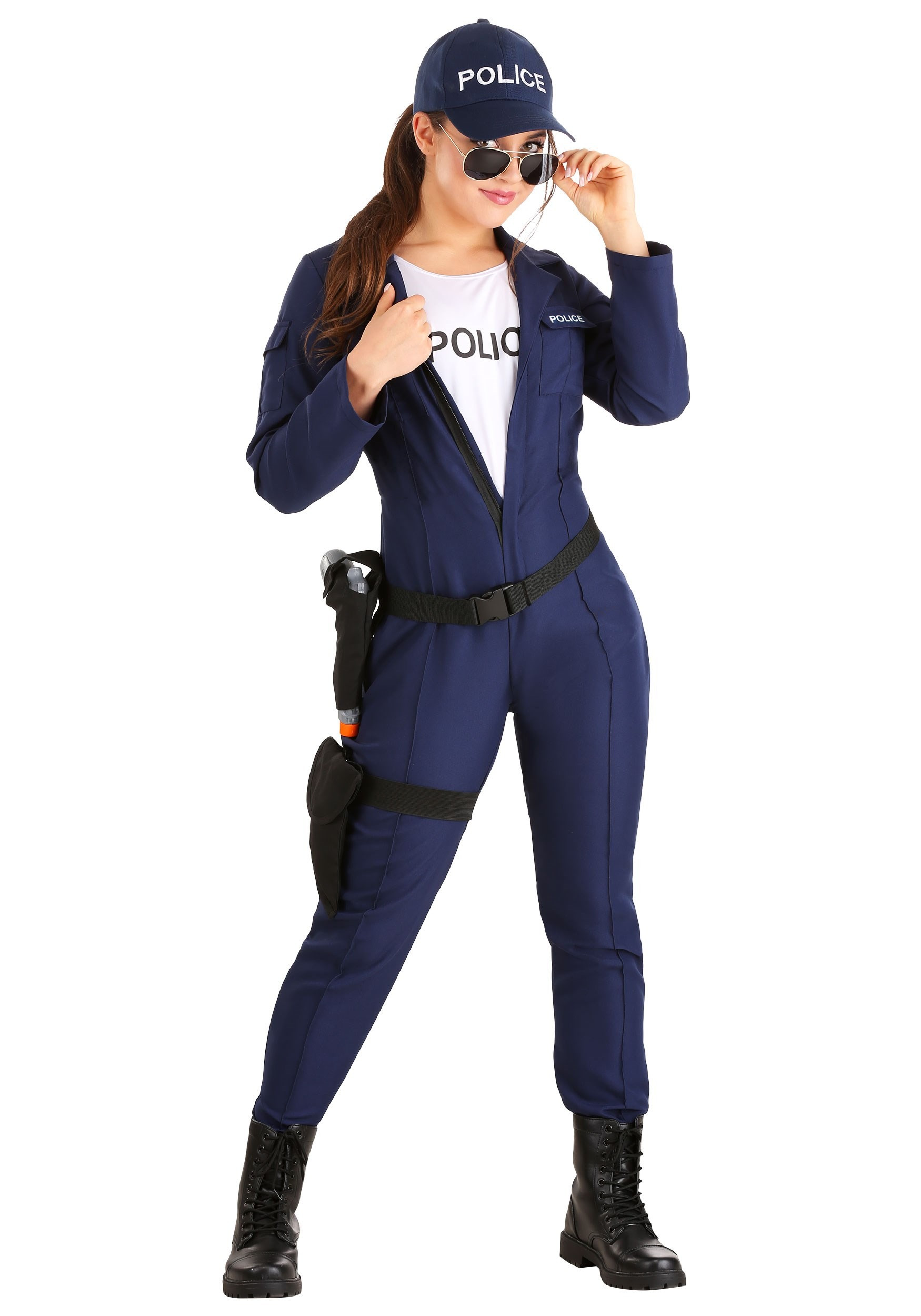 Women DIY Costumes
 Women s Tactical Cop Jumpsuit Costume