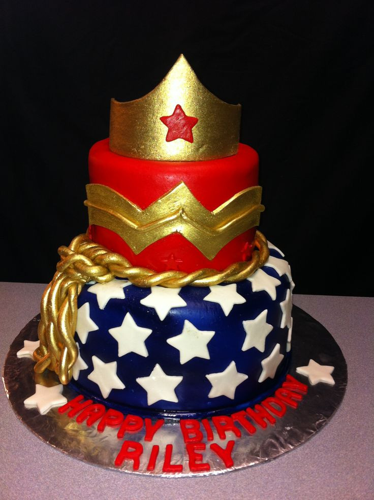 Wonder Woman Birthday Cake
 Wonder Woman Birthday Cake