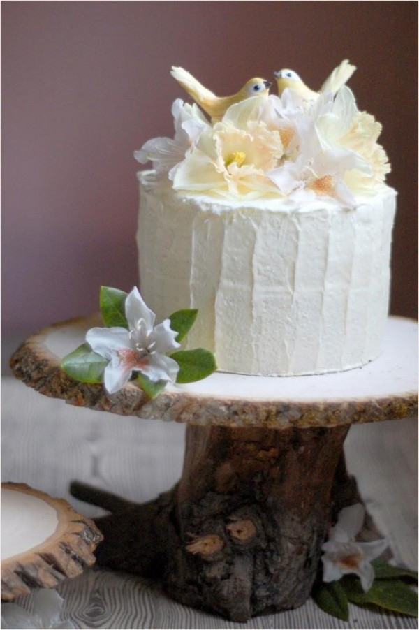 Wood Cake Stand DIY
 DIY Rustic Wedding Cake Stand ce Wed