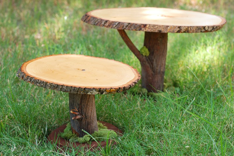 Wood Cake Stand DIY
 Tradewind Tiaras DIY Project Rustic Wooden Cake Stands