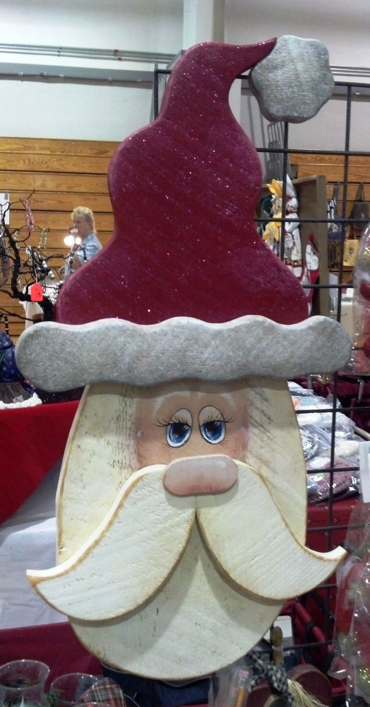 Wood Craft Ideas
 Best 25 Santa face ideas on Pinterest