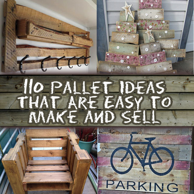 Wood Craft Ideas To Sell
 110 DIY Pallet Ideas for Projects That Are Easy to Make