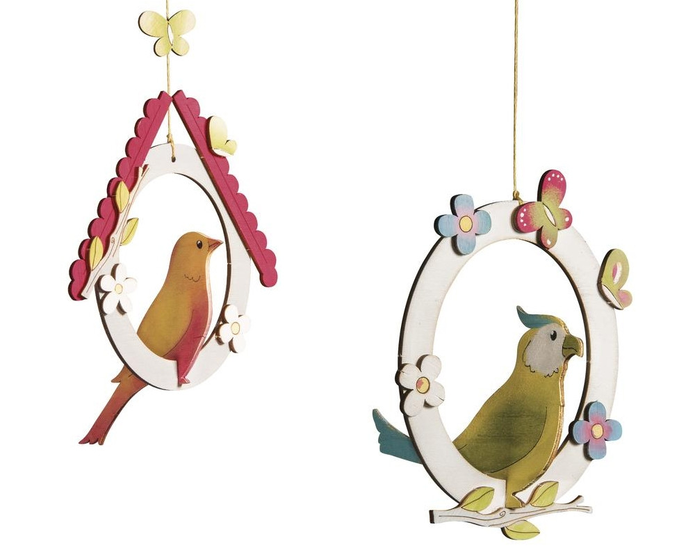 Wood Craft Kits For Adults
 4 Hanging Wooden Tropical Birds Craft Kit for Adults