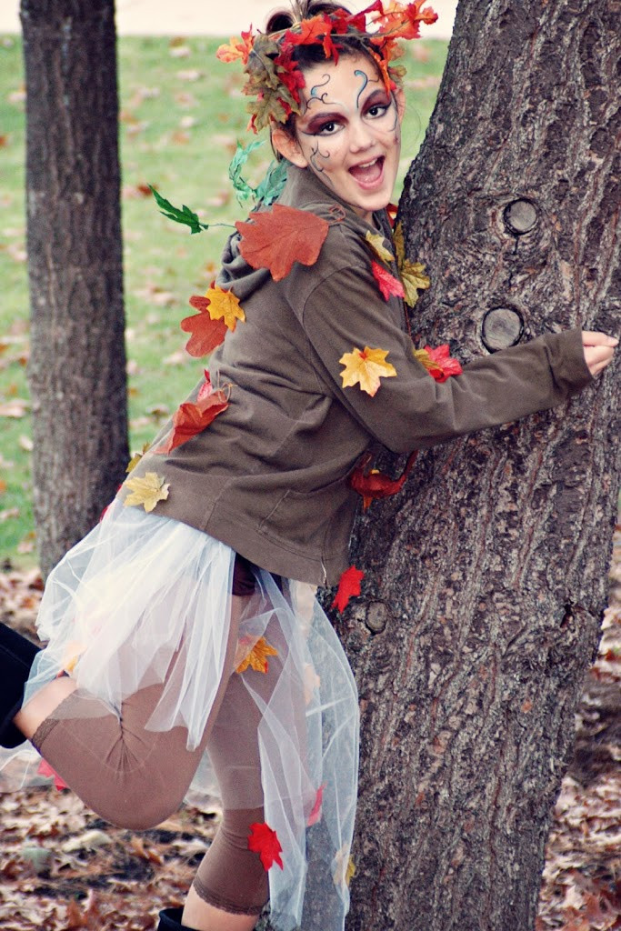 Woodland Fairy Costume DIY
 Halloween Dressing up DIY costume and make up ideas