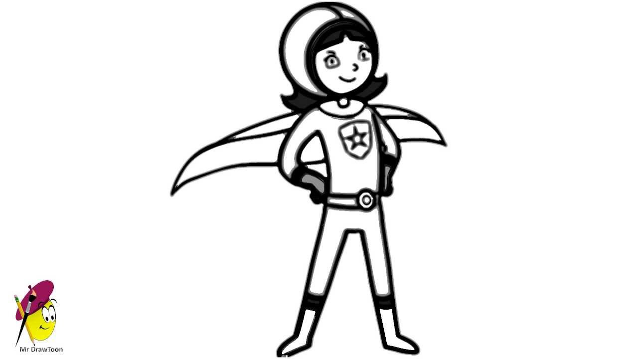 Word Girl Coloring Pages
 Word Girl How to Draw wordgirl