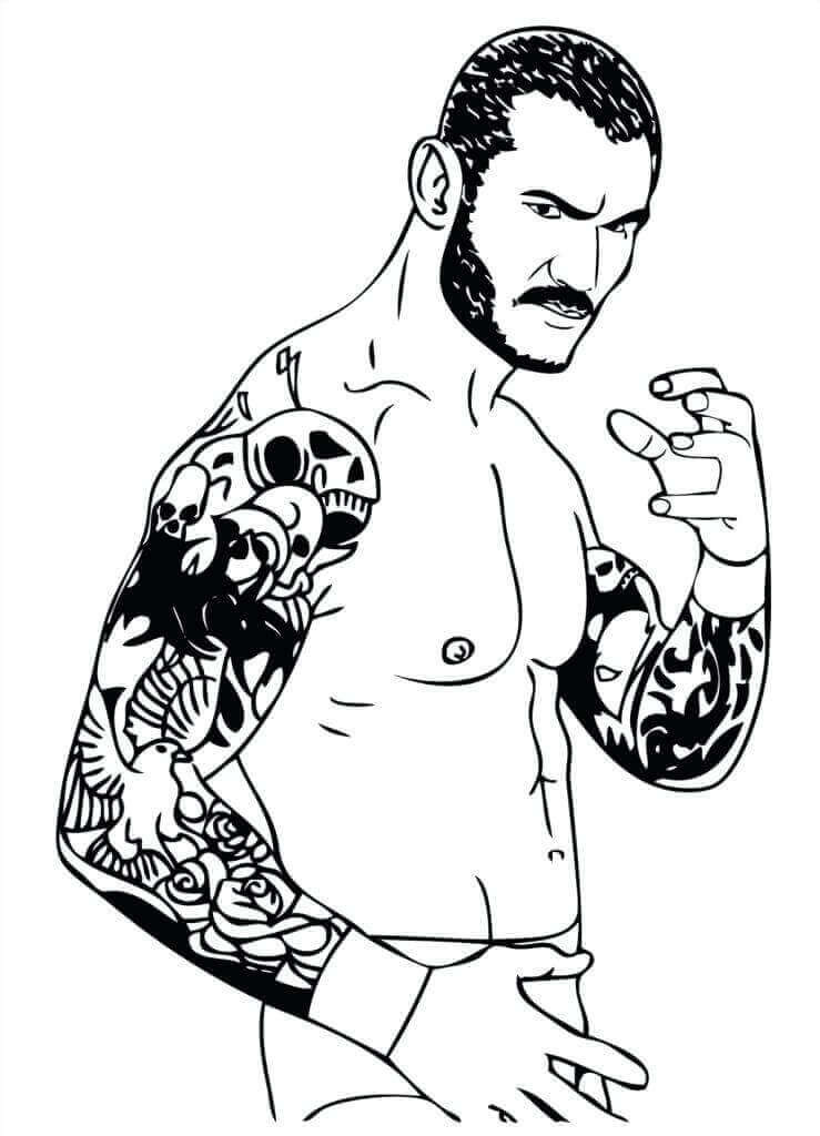 Wrestling Coloring Pages
 Free Printable World Wrestling Entertainment WWE
