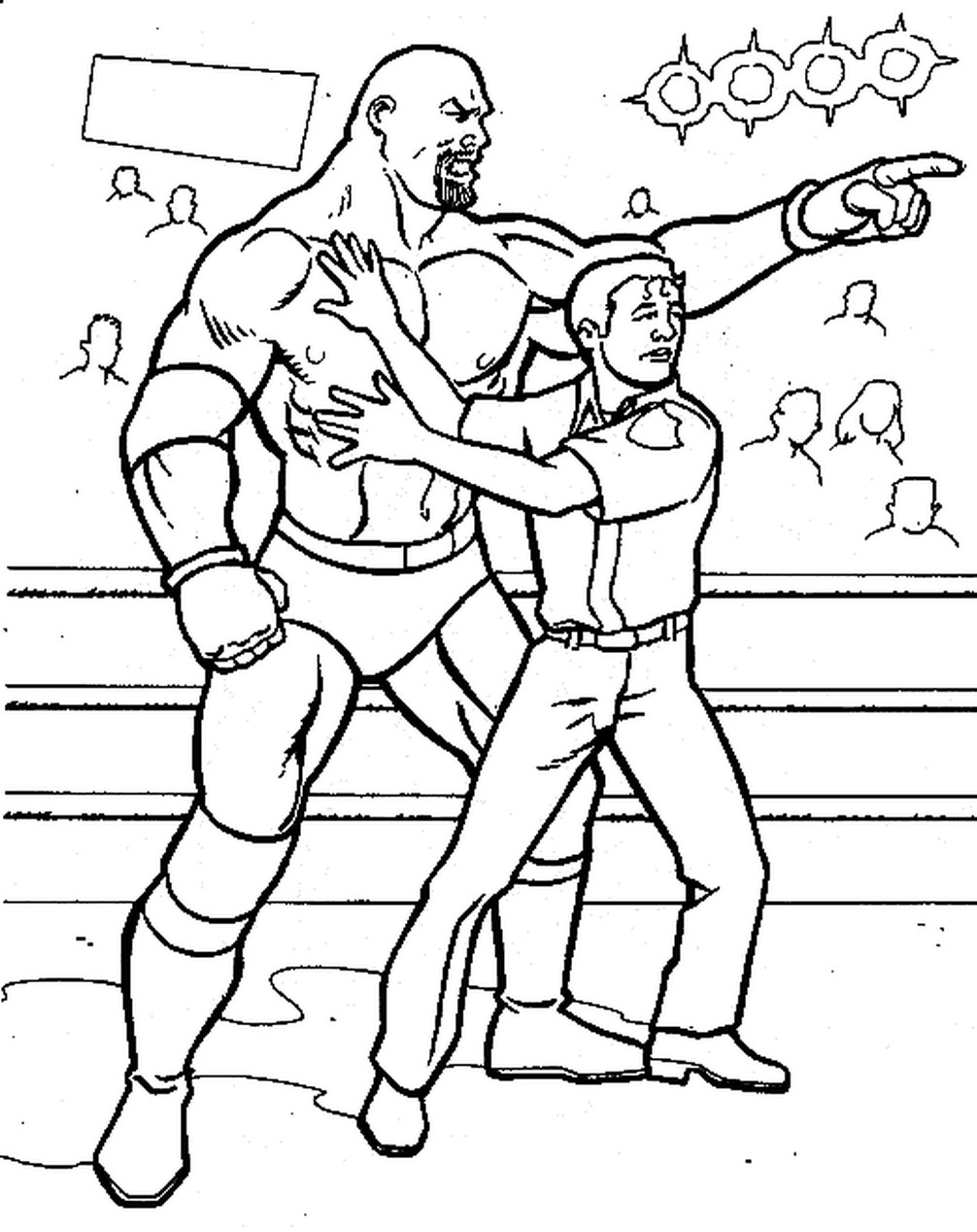 Wrestling Coloring Pages
 20 Free Printable WWE Coloring Pages EverFreeColoring