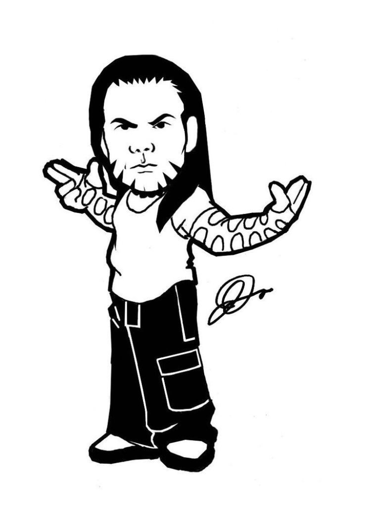 Wwe Coloring Pages For Boys
 Coloring Pages Jeff Hardy AZ Coloring Pages