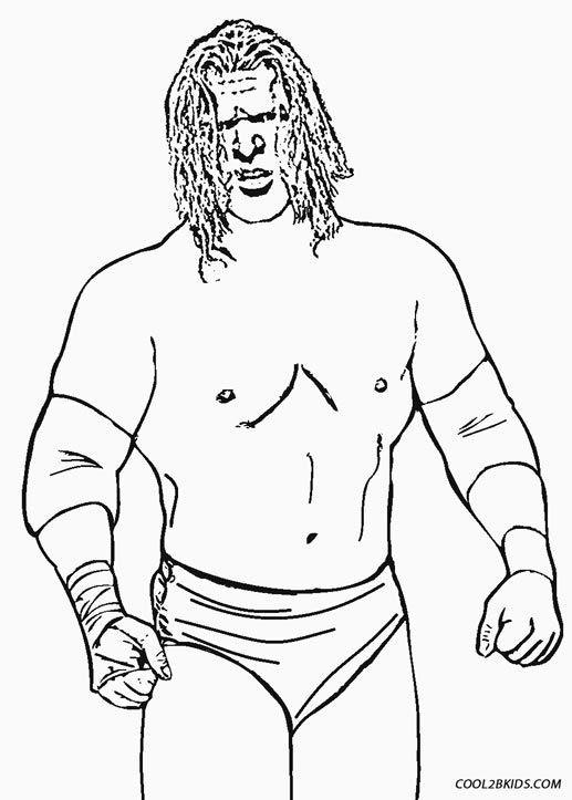Wwe Coloring Pages For Boys
 Printable Wrestling Coloring Pages For Kids