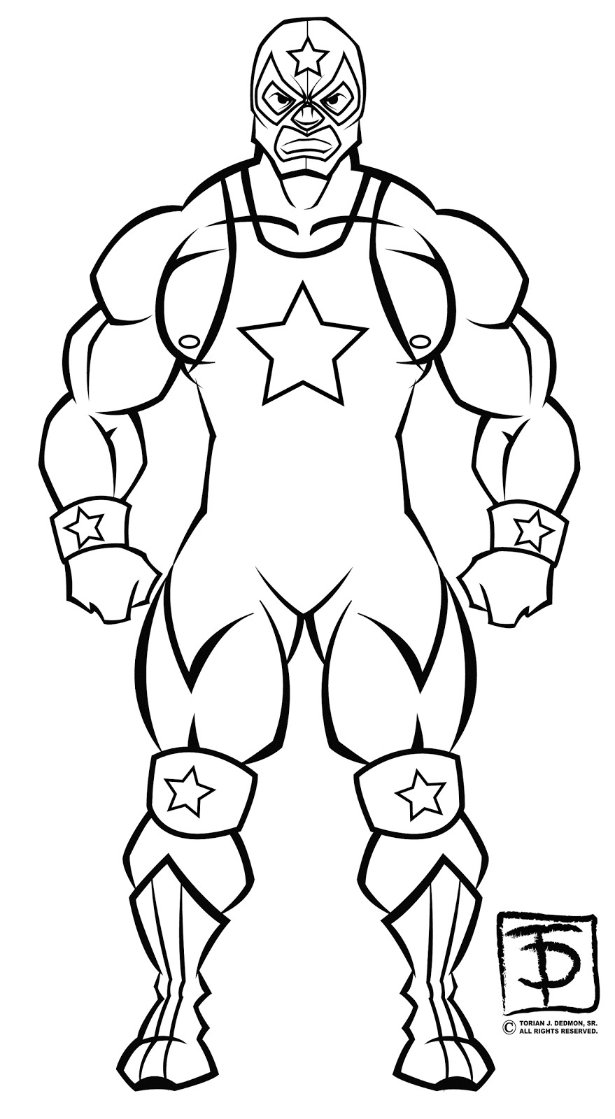 Wwe Coloring Pages Printable
 WWE Coloring Pages of Rey Mysterio