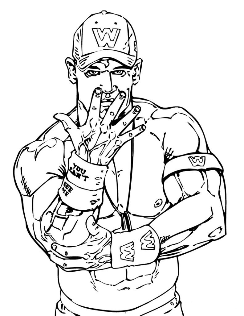 Wwe Coloring Pages Printable
 WWE Printable Coloring Pages