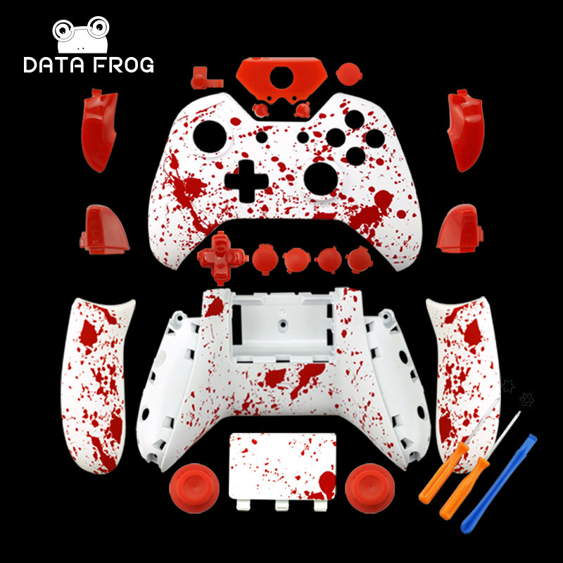 Xbox One Controller Mods DIY
 DIY Replacement Controller Shell Blood red Splash Design