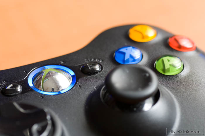 Xbox One Controller Mods DIY
 Viktor s DIY XBOX 360 Controller Multicolour START Button mod