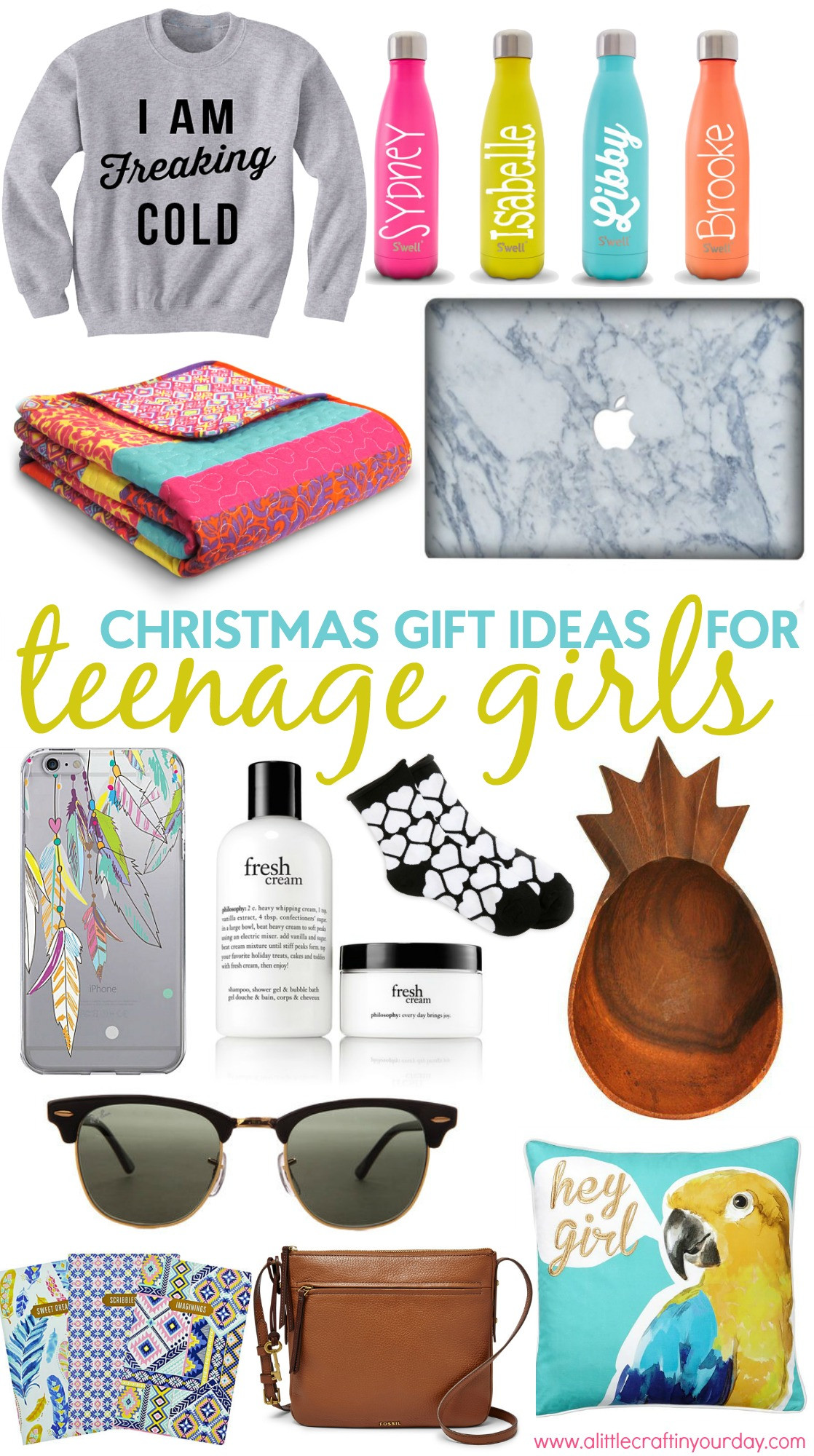 Xmas Gift Ideas For Girls
 Christmas Gift Ideas for Teen Girls A Little Craft In