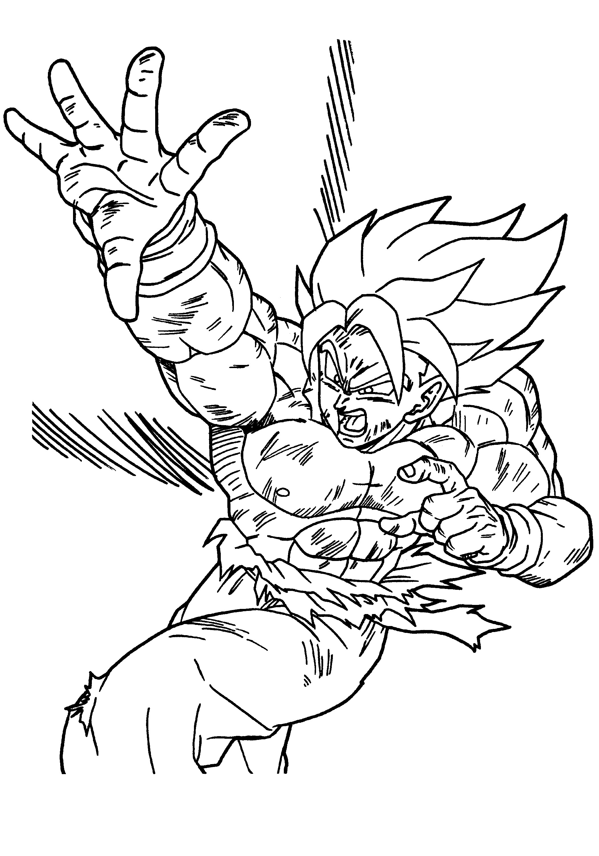 Z Coloring Pages
 Free Printable Dragon Ball Z Coloring Pages For Kids