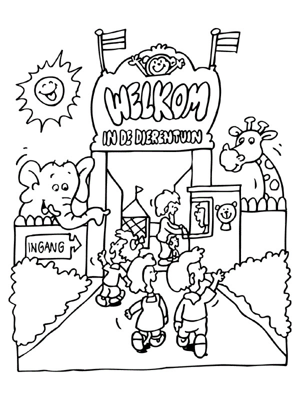 Zoo Animals Coloring Pages
 Free Printable Zoo Coloring Pages For Kids