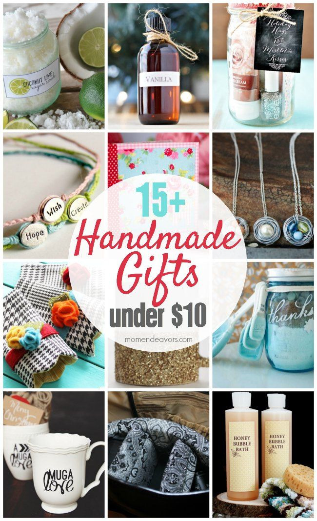 $10 Christmas Gift Ideas
 15 Handmade Gift Ideas Under $10