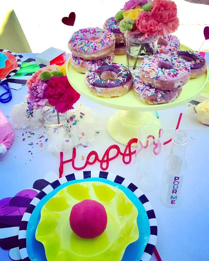 10Th Birthday Party Places
 Kara s Party Ideas Colorful Modern 10th Birthday Party
