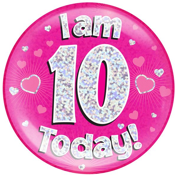 10Th Birthday Party Places
 Girls 10th Birthday Party Balloons Banners Badge Napkins