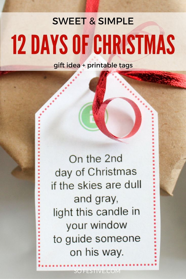 12 Days Of Christmas Gift Ideas For Coworkers
 Easy 12 Days of Christmas Idea Printables