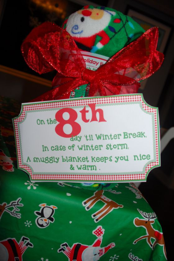 12 Days Of Christmas Gift Ideas For Coworkers
 12 Days of Teacher Gifts Day 8 holiday blanket