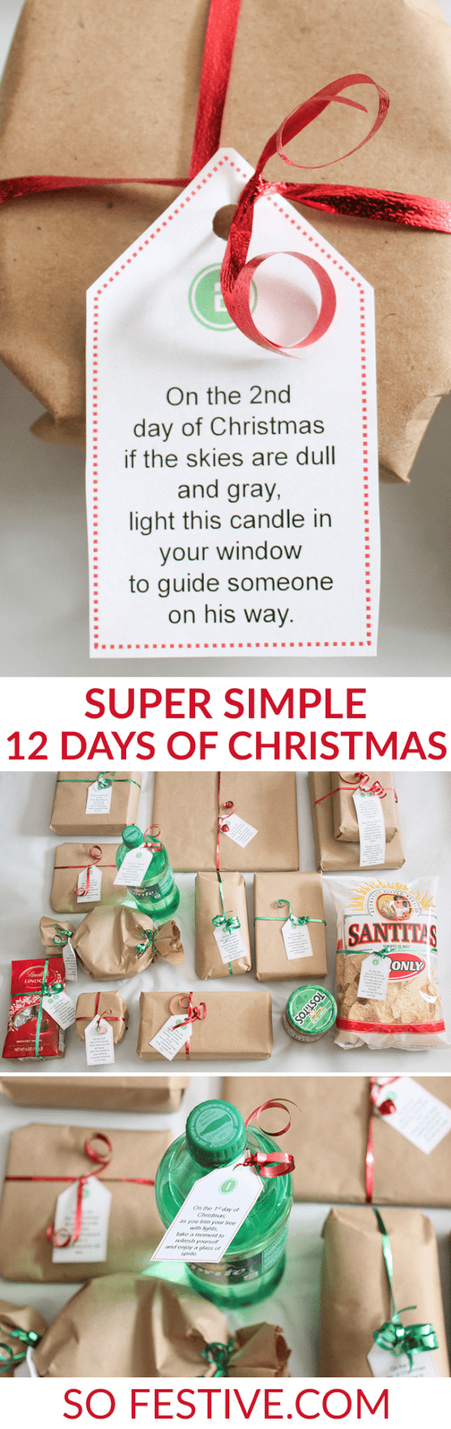 12 Days Of Christmas Gift Ideas
 Easy 12 Days of Christmas Idea Printables So Festive