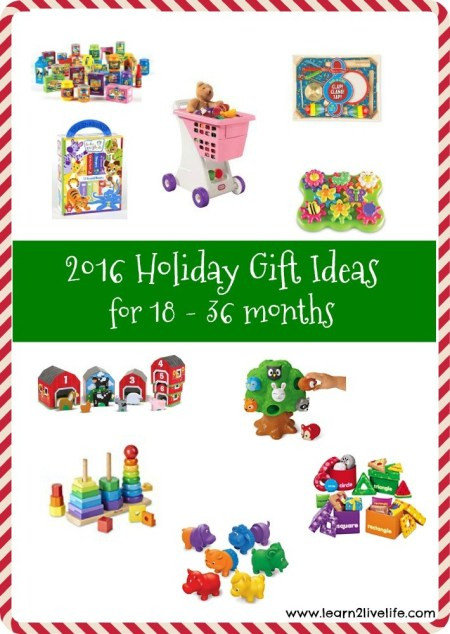 18 Month Old Christmas Gift Ideas
 How to Homeschool your Tot Week 8 Learn 2 Live Life