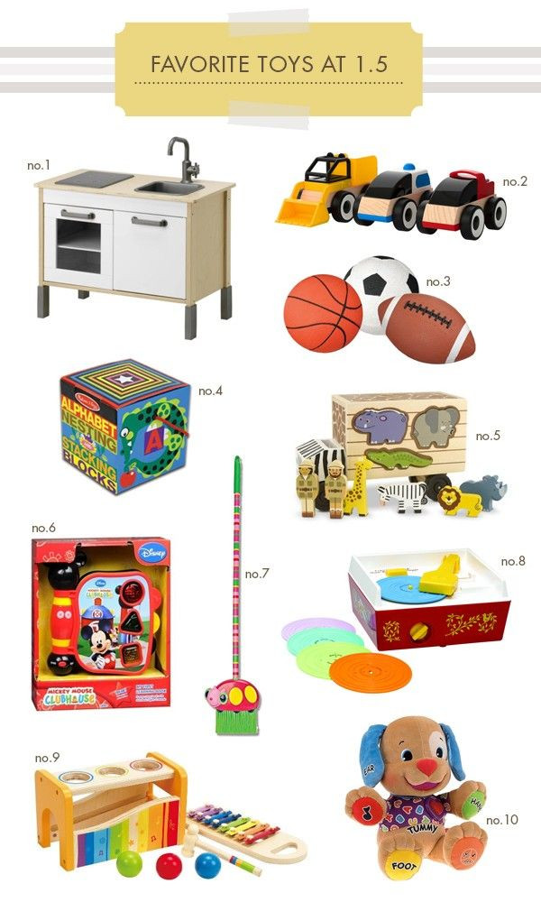 18 Month Old Christmas Gift Ideas
 Favorite toys for toddlers these are all perfect options