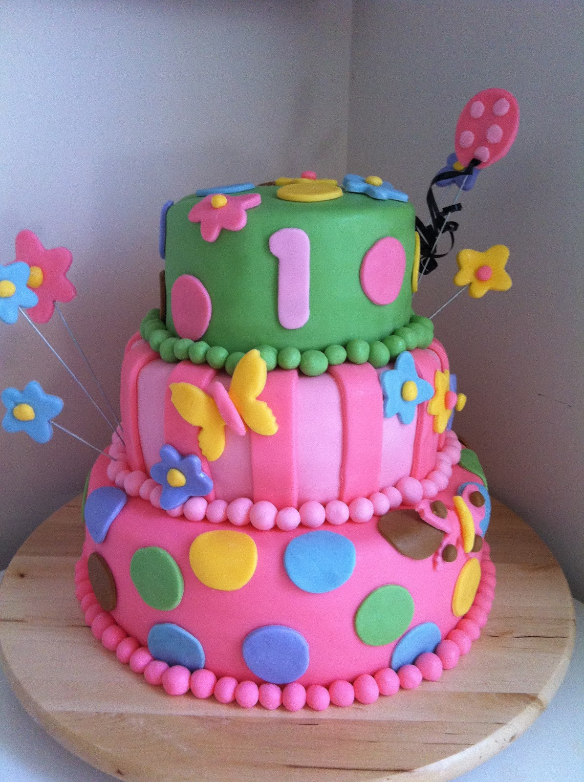 1St Birthday Cake Girl
 Sweetness by D 1st Birthday Cakes for girls