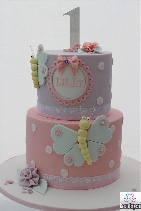 1St Birthday Cake Girl
 15 Sweet 1st birthday cakes for girls