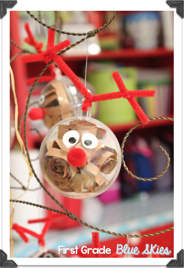 2Nd Grade Christmas Party Ideas
 Christmas Crafts in the Classroom Reindeer Ornaments