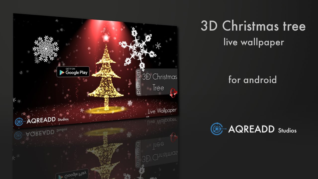 3D Christmas Live Wallpaper
 3D Christmas tree live wallpaper for android