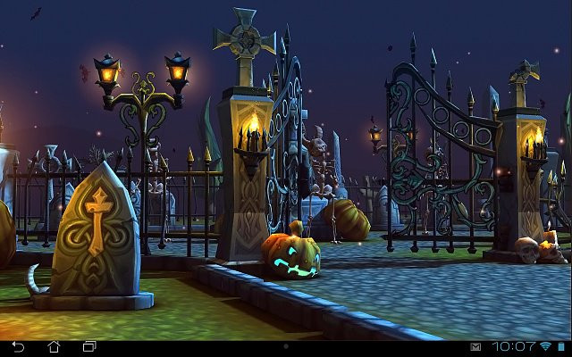 3D Halloween Wallpaper
 Halloween Cemetery 3D LWP Android Forums at