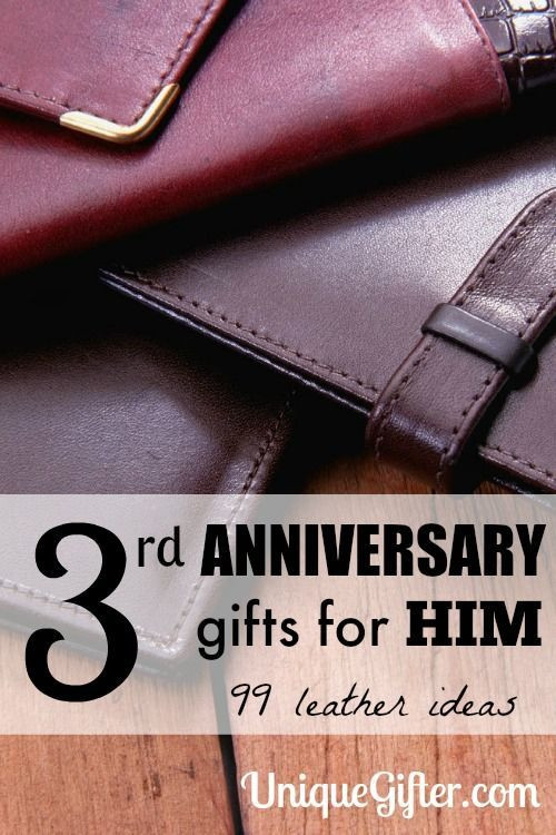 3Rd Anniversary Gift Ideas
 Leather 3rd Anniversary Gifts for Him